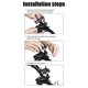 thumbnail image 4 of Teléfono para GUB PLUS 21 GPS Clip Rack Motocicleta Soporte para bicicleta 22.2-31.8mm Manillar Hugtrwg Para estrenar, 4 of 6