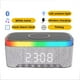 thumbnail image 2 of Altavoz Bluetooth con Carga Inalámbrica Luz LED Ambiental y Despertador- Radio FM Carga USB 15W, 2 of 5