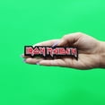 thumbnail image 2 of Official Iron Maiden Patch Red Logo Embroidered Iron On, 2 of 2
