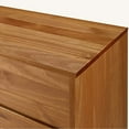 thumbnail image 4 of Walker Edison Commode en Bois Sloane à 6 Tiroirs - Caramel, 4 of 4