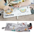 thumbnail image 4 of Baby Cloth Books, Baby Soft Cloth Book Early Learning Educational 3D Promote Brain Development  for Home Lion,Elephant, 4 of 7