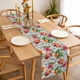 thumbnail image 3 of Ocean Tropical Table Runner - 36 Inch Long, Kitchen Dining Table Runner Dresser Scarves, Coastal Green Palm Leaf Blue Starfish Farmhouse Decor for Coffee Tables Wedding Party Banquet, 3 of 8