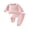 Pink, variant on RUINIXCW Baby Girl Pink Letter Print Sweatshirt Pants Set - Cute Casual Jogger Outfit for Matching Mommy Looks