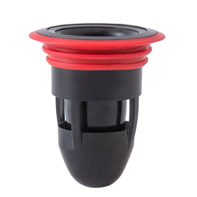 Escurridor de agua residual de ducha de drenaje de piso antiolor de goma, sin filtro Desodorante Antiobstrucción Evitador de reflujo Núcleo de drenaje de piso de alcantarillado (4 piezas (ne