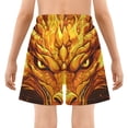 thumbnail image 5 of joogoo Dragon Head Boys Swim Trunks Beach Swimsuit Shorts Boxer 12-13Y, 5 of 8