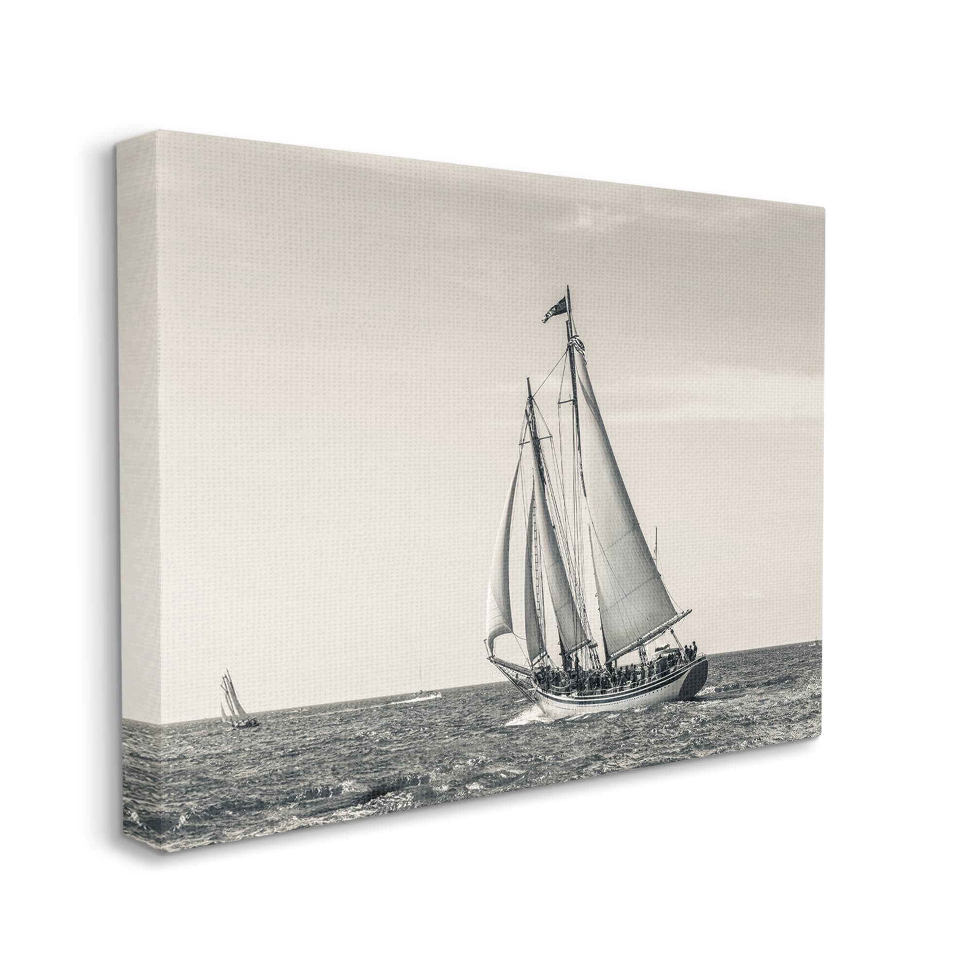 Stupell Indtries Ship At Full Sail Crowded Boat Nautical Photography,48 x 36,Design by Danita Delimont