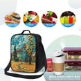 thumbnail image 4 of Balery Impressionist Village Sky Caja de Almuerzo y Bolsa de Almuerzo para Hombres y Mujeres, Bolsa de Almuerzo Reutilizable con Gran Capacidad, Bolsa de Almuerzo Aislada, 4 of 7