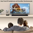thumbnail image 4 of 1Mii B03 Transmisor Receptor Bluetooth 5.3 para TV Home Stereo BT Auriculares, Adaptador de Audio Bluetooth aptX de Baja Latencia y HD, Divisor para Cableado e Inalámbrico, Entradas/Salidas Ópticas RC, 4 of 5