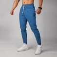 thumbnail image 2 of Kureaily Men's Retro Slim Fit Sporty Men's Loose Trouser Leg Zipper Drawstring Casual Outdoor Long Pants Casual Straight Sweatpants, 2 of 4