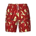 thumbnail image 4 of Lsque Mens Swim Trunks Fire Extinguisher Pattern - Bathing Suit Compression Liner - Beach Swim Shorts Swimwear - (S-3XL) - Stretch Quick Dry -3X-Large, 4 of 9