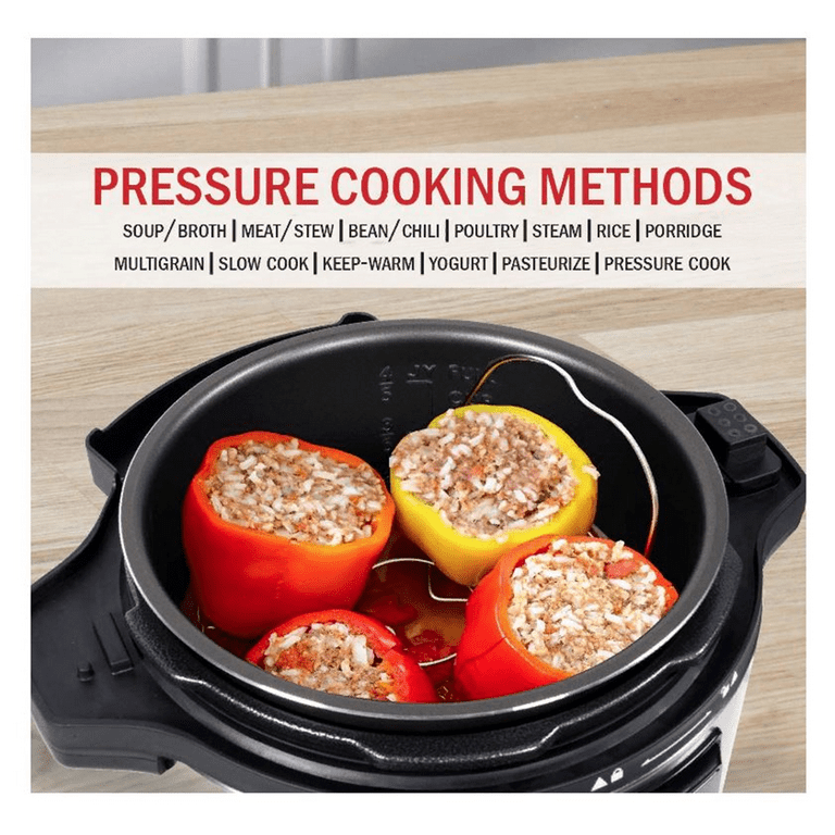 6.3 Qt Stainless Steel Air Fryer with Pressure Cooker 6.3 Qt Stainless Steel Air Fryer with Pressure Cooker