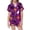 A258 Purple, variant on Yuncity Girls Pajamas Halloween Print Jammies Soft Satin Sleepwear Long Sleeve Comfortable Nightwear Outfit Party Loungewear Size 2-3 Years Black