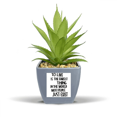 thumbnail image 1 of Most People Just Exist Quote Fake Pineapple Flower Pot Vase Mini Decor, 1 of 3