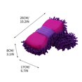 thumbnail image 3 of CHUANK Microfiber Car Wash Mitt - Non-Scratch Chenille Sponge  Two-Sided Mitt for Cars  Trucks  RVs  Boats  Gentle Cleaning | Cleaning Cloths Sale Savings Loved Home Essentials(Coffee), 3 of 4