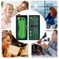 thumbnail image 6 of NIBOLOG 1 Set Mini Golf Pen Set Highly Reductive Golf Mini Course Stress Relief Putting Green 3 Clubs Balls And Flag Table Golf Game, 6 of 7