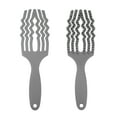 thumbnail image 4 of Unique Bargains 1Pc Tangle Hair Brush Paddle Detangler Hair Comb for All Hair Types Gray, 4 of 6