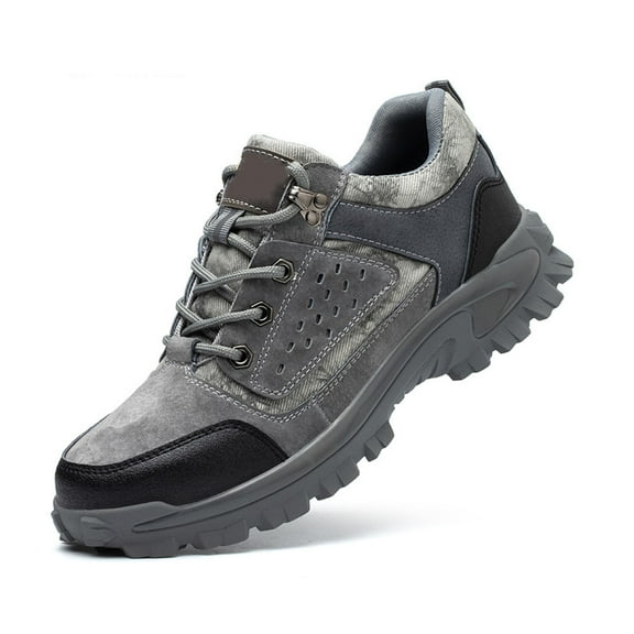 Safety Shoes Men'S Work Shoes Lightweight Steel Toe Cap Sporty Sneakers Anti-Smashing Eu 38-44