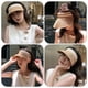 thumbnail image 2 of EeaseMX Sombreros de sol para mujer, sombrero de verano con protección UV, sombrero de paja de ala ancha a la moda para mujer, 2 of 7