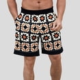thumbnail image 4 of WILLBEST Pantalones Cortos para Hombre, Pantalones Cortos para Hombre, Pantalones Cortos con Estampado 3D, Cintura Elástica, Estilo Cordón, Pantalones de Playa para Vacaciones, 4 of 4
