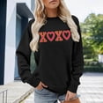 thumbnail image 2 of Tiweut Long Sleeve Sweatshirt for Women Valentine Graphic Print Pullover Crewneck Streetwear Lady Tops, 2 of 4