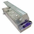 thumbnail image 3 of TECHTONGDA Electric Commercial Bain-marie Buffet Food Warmer Steam Table with Glass Guard 5-Pan 6" Deep Pan, 3 of 6