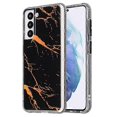 thumbnail image 1 of For Samsung Galaxy S22 Ultra 5G Glazed Marble Pattern TPU + Acrylic Phone Case, 1 of 5