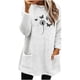 thumbnail image 2 of HongQid Fleece Sweatshirt for Women Winter Warm Sherpa Tunic Thermal Fleece Crew Neck Long Sleeve Pullover Loungewear with Pockets, 2 of 4