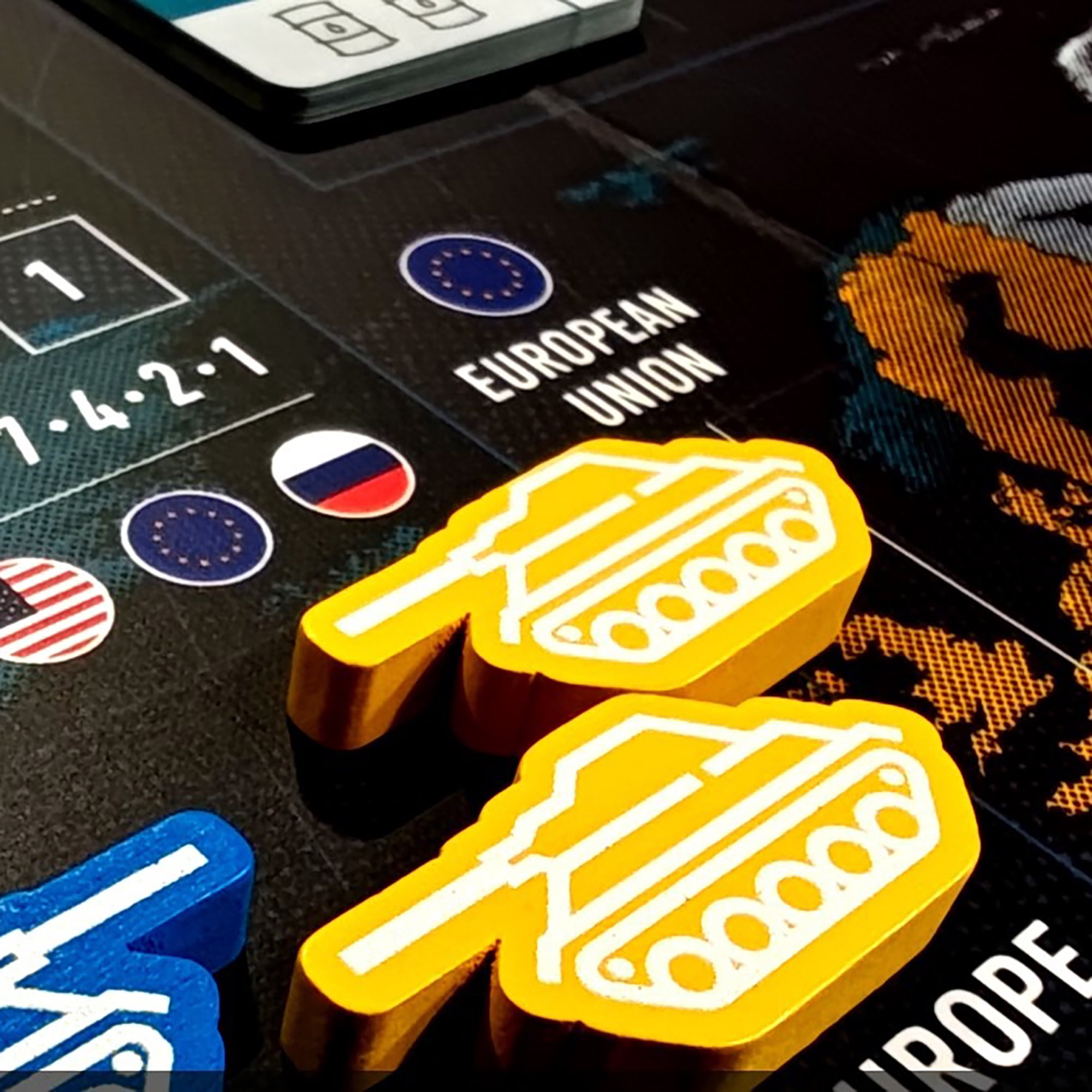 World Order - Political & Economic Events Board Game, Asymmetric Card Driven Play, Global Power Area Control, Deck-Building, Ages 14+, 2-4 Players