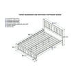 thumbnail image 6 of AFI Tahoe Transitional Wood Queen Bed with Footboard in Gray, 6 of 6