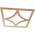 thumbnail image 2 of 36"OD x 23"ID x 1/4"T Statesman Wood Fretwork Pierced Ceiling Medallion, Cherry, 2 of 3