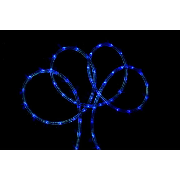 Northlight Flexible Incandescent Outdoor Christmas Rope Light - Blue - 100' Blue Wire