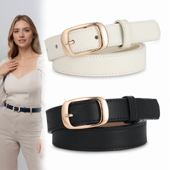 Yoyauz Women's Denim Belt, Women'S Leather Belt, Casual Fashion Belt With Metal Buckle Belt