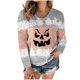 thumbnail image 1 of Blusa casual de manga larga con cuello redondo para mujer Tops estampados de Halloween Fridja  fjkfkj777, 1 of 4