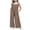 Khaki, variant on Splozh Halter Jumpsuit Girls Jumpsuit Summer Kids Casual Fashion Sleeveless Wide Leg Rompers One Piece Outfits Khaki,11-12 Years