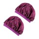thumbnail image 2 of Gorro de dormir elástico de lados anchos para quimioterapia, 2 unidades, 2 of 3