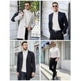 thumbnail image 5 of COOFANDY Men's Ribbed Turtleneck Sweater Casual Basic Long Sleeve Knitted Pullover Sweater, 5 of 7