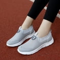 thumbnail image 4 of YOURDIARY Women's Running Shoes Slip On Lightweight Walking Comfort Fit Sneakers Gray, 4 of 5