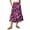 512#Purple Pink, variant on GXIPO Womens Summer Skirts Casual Front Button A-Line High Waisted Midi Skirt with Pockets Boho Flowy Design Gray S