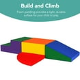 thumbnail image 2 of Best Choice Products 4-Piece Kids Climb & Crawl Soft Foam Block Playset Structures for Child Development - Multicolor, 2 of 7