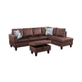 thumbnail image 3 of Ponliving Furniture 3-Pieces Living Room Sofa Set, 3 of 5
