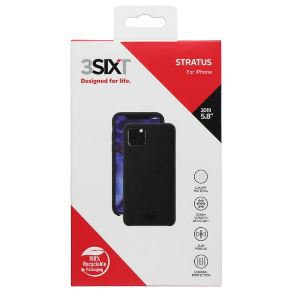 3SIXT Stratus Series Case for Apple iPhone 11 Pro - Black
