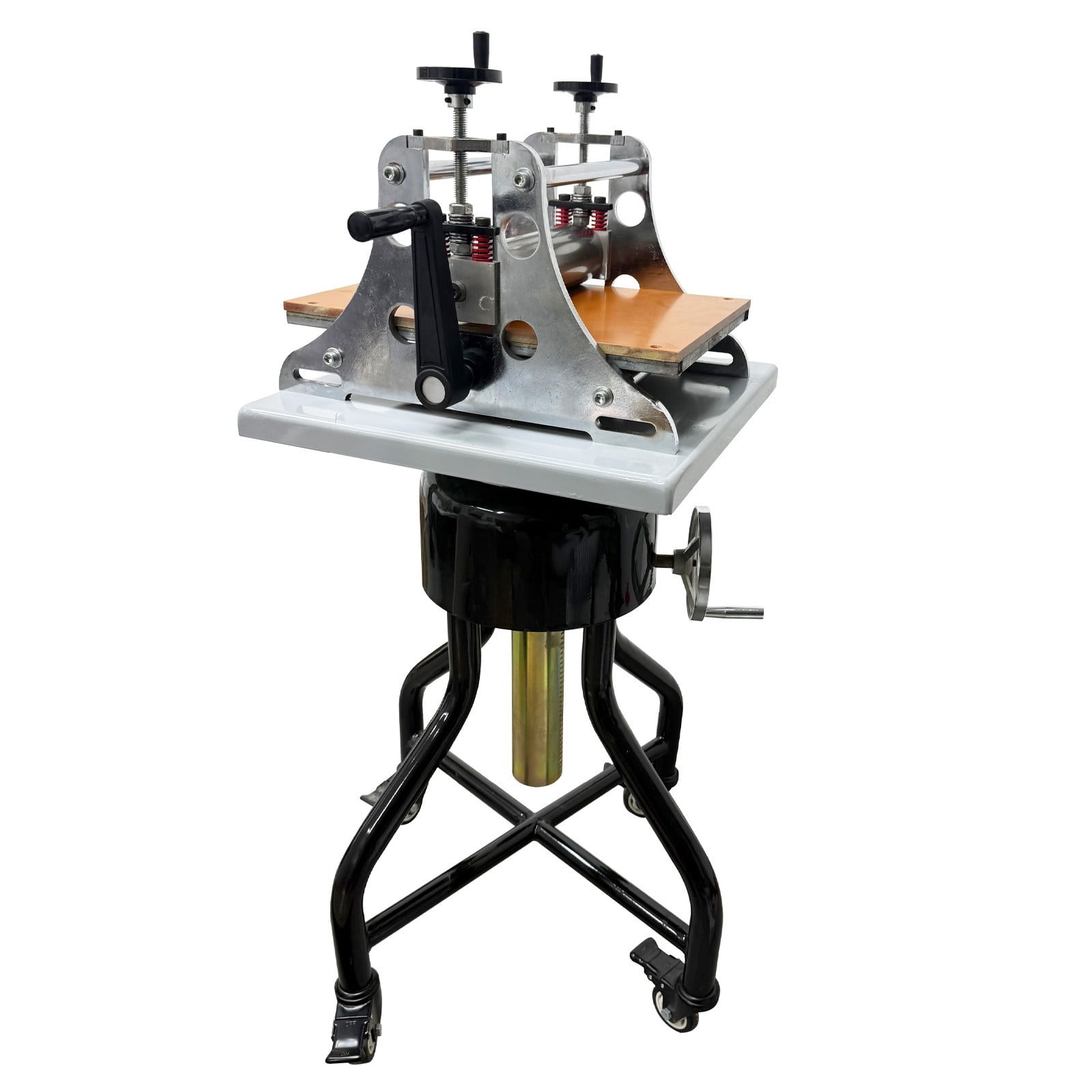 360° Rotating Sculpture Turntable and Adjustable Pressure Printmaking Machine
