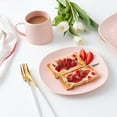 thumbnail image 6 of Stone + Lain Delilah Porcelain Collection Dish Set, 6 Salad Plates Service for 6, Blush, 6 of 6