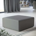 thumbnail image 1 of Modway Mingle Vegan Leather Ottoman in Gray, 1 of 8