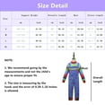 thumbnail image 3 of Rongking Horror Doll Costume Jumpsuit Set for Child, Girls M, 3 of 7
