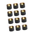 thumbnail image 2 of 12 velas de té, velas votivas, lámparas, regalo navideño, funciona con pilas, LED, velas de té Destello blanco cálido, 2 of 6