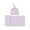 Purple, variant on Cotton Newborn Swaddle Blanket and Knotted Fetal Cap Set 31 in x 31 in + 6.3 in x 6.3 in