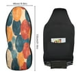 thumbnail image 3 of Abstract colorful circle pattern(4) Car Seat Cover 2 Piece Set Saddle Blanket Carseat Universal Fit for Vehicle Sedan SUV, 3 of 5
