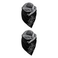 thumbnail image 4 of Guardoinrt Foulards Écharpe Casual Style Rétro Tête Warm Coton Foulard Fleur 175CM 2Set, 4 of 6
