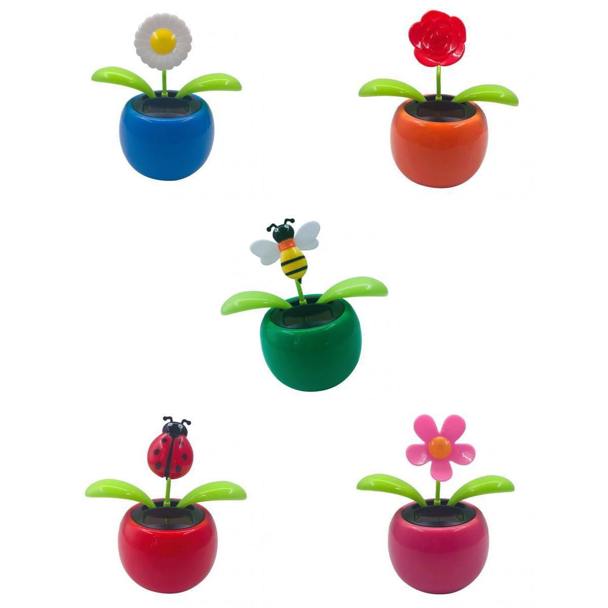 Solar Powered Solar Powered Toy Dancing Flower For Car Home Decor Dancing Flower 